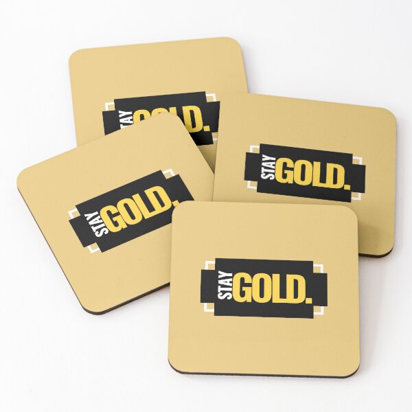 Item preview, Stay Gold | Yellow Background designed and sold by RM-Journey.