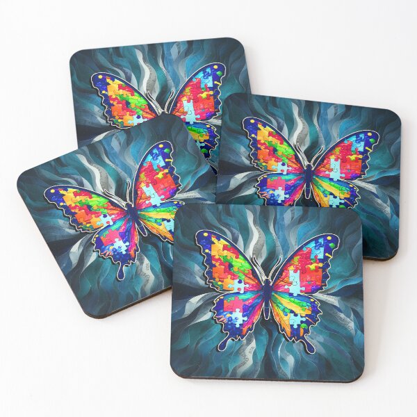 Item preview, Copy of Autism Awareness, Acceptance & Support Butterfly designed and sold by tamdevo1.