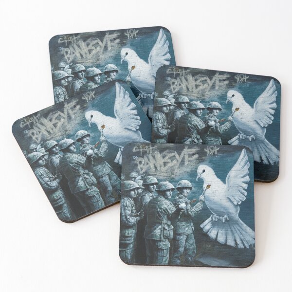 Item preview, Banksy Street soliders bird peace designed and sold by martin max.