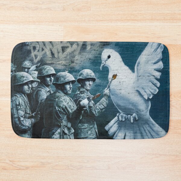 Item preview, Banksy Street soliders bird peace designed and sold by martin max.