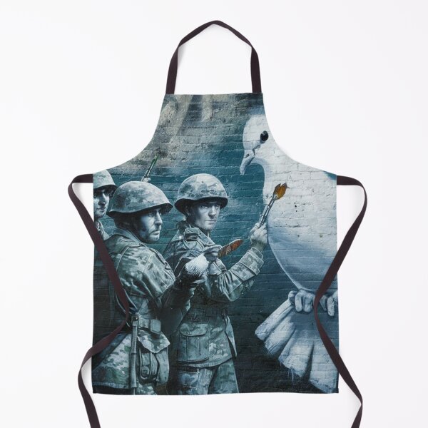 Item preview, Banksy Street soliders bird peace designed and sold by martin max.