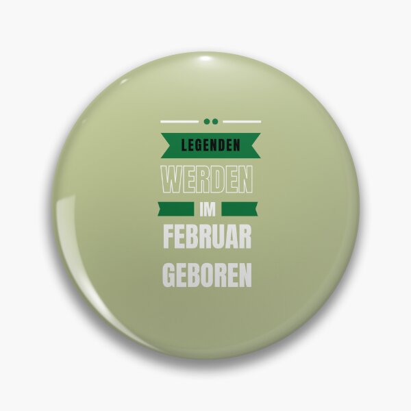 Item preview, Legenden werden im Februar geboren | Pastel Green Background designed and sold by RM-Journey.
