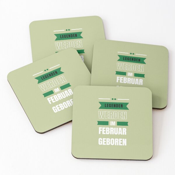 Item preview, Legenden werden im Februar geboren | Pastel Green Background designed and sold by RM-Journey.