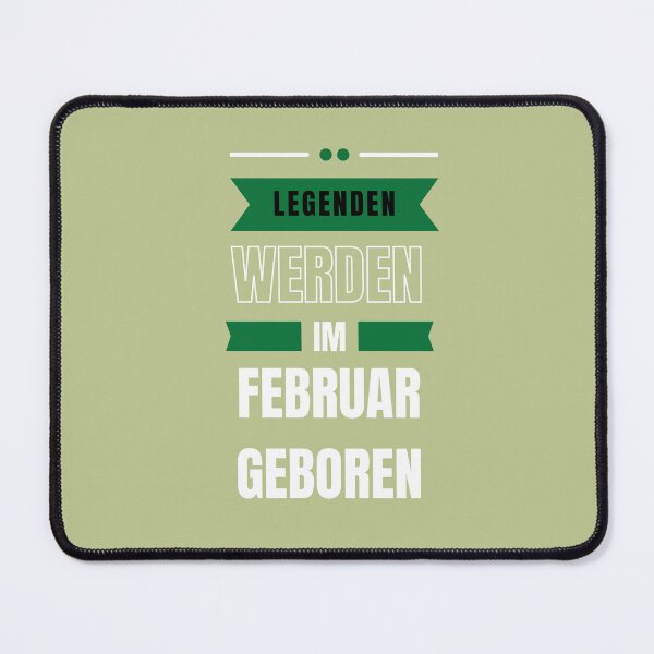 Item preview, Legenden werden im Februar geboren | Pastel Green Background designed and sold by RM-Journey.