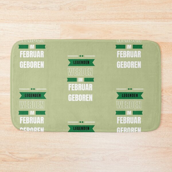 Item preview, Legenden werden im Februar geboren | Pastel Green Background designed and sold by RM-Journey.