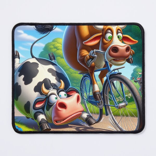 Item preview, Cycling Adventure Cows designed and sold by Moo-larious Creations From Down Udder.