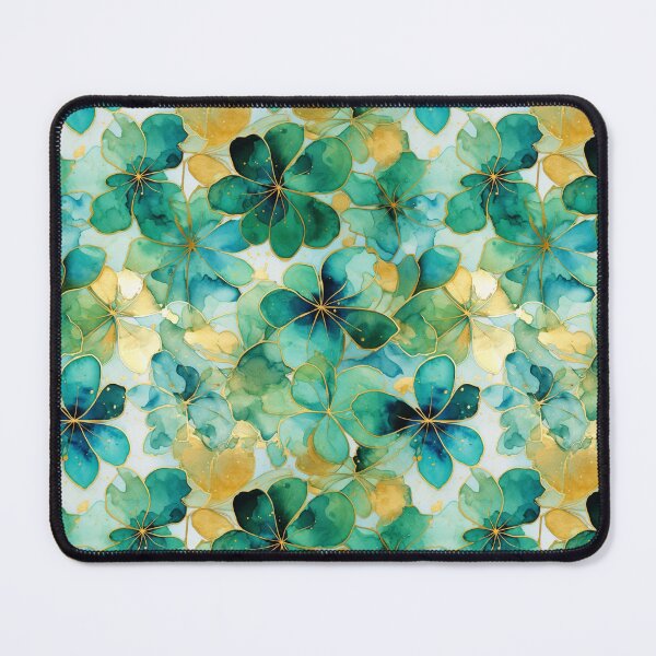 Item preview, Watercolor Clovers with Gilding designed and sold by Digital-Lys.