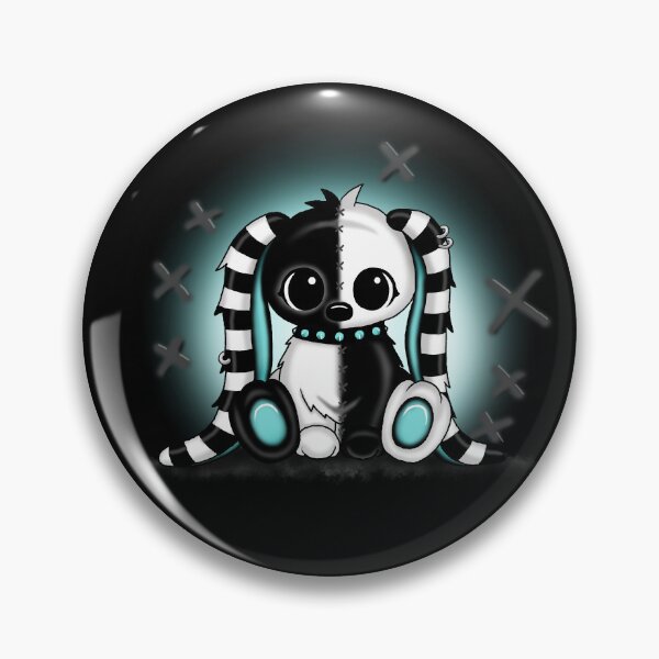 Item preview, cute goth emo scene bunny designed and sold by Pezi-Creation.