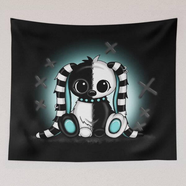 Item preview, cute goth emo scene bunny designed and sold by Pezi-Creation.