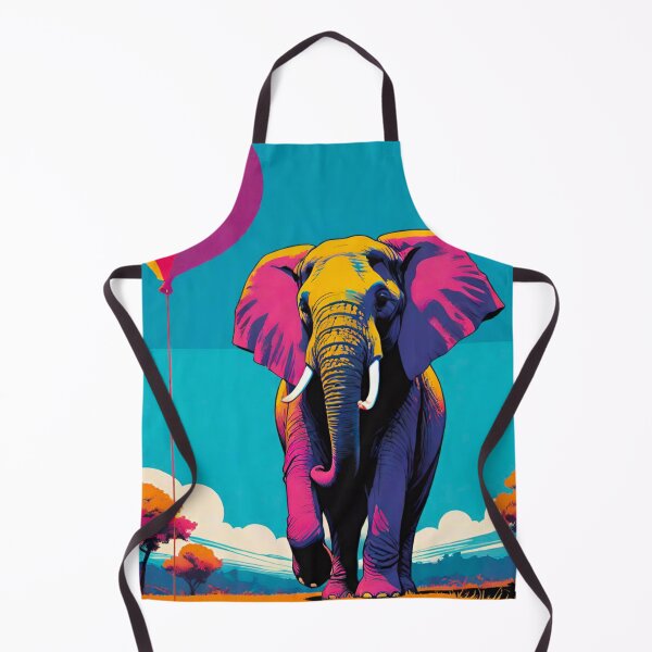 Item preview, Tranquil Majesty: Elephant with Floating Balloons designed and sold by GrizzlyCollective.