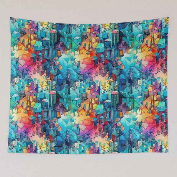 Item preview, Watercolor Crystal Mosaic designed and sold by Digital-Lys.