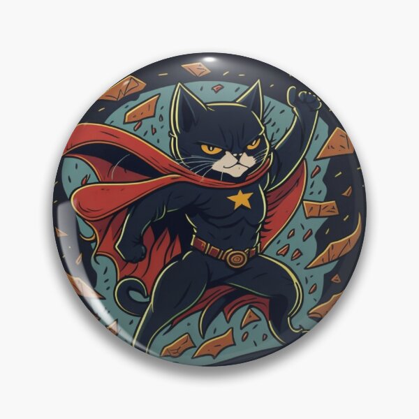 Item preview, SuperCat designed and sold by BlackOwlCreate.