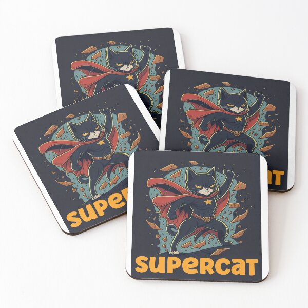 Item preview, SuperCat designed and sold by BlackOwlCreate.