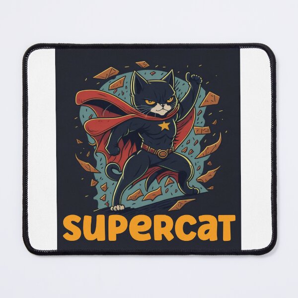 Item preview, SuperCat designed and sold by BlackOwlCreate.