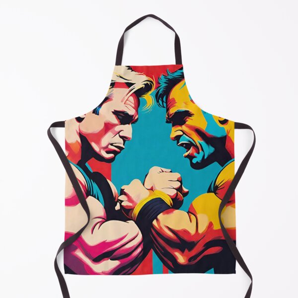 Item preview, Battle of Strength: Two Arm Wrestlers Locked in Intense Contest designed and sold by GrizzlyCollective.