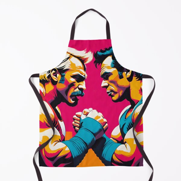 Item preview, Pink Power Clash: Dynamic Arm Wrestlers in Vibrant Showdown designed and sold by GrizzlyCollective.