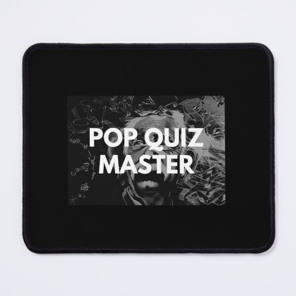 Item preview, Pop Quiz Master | Black Background designed and sold by RM-Journey.