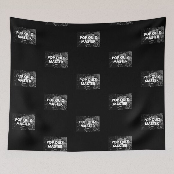 Item preview, Pop Quiz Master | Black Background designed and sold by RM-Journey.