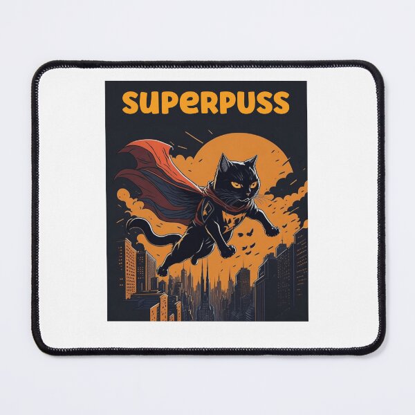 Item preview, SuperPuss designed and sold by BlackOwlCreate.