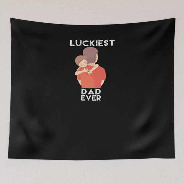 Item preview, Luckiest Dad Ever designed and sold by TeeTimeGuys.