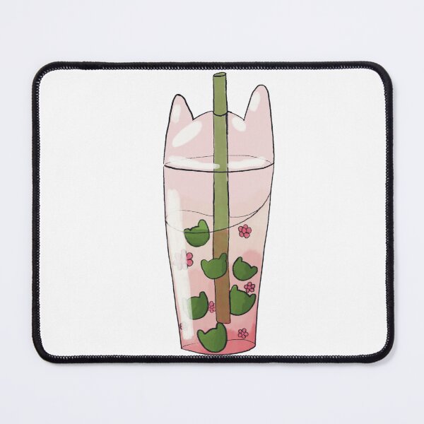 Item preview, Spring Boba and Cat  designed and sold by CottageComfortsShoppe.
