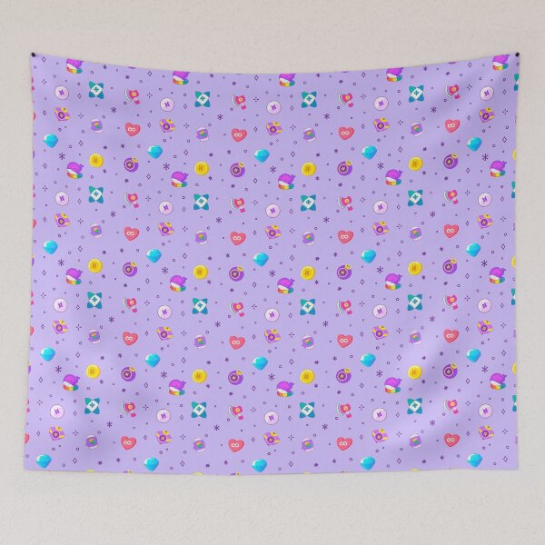 Item preview, BTS In the Seom Crayon Doodle Pattern designed and sold by natashacole.