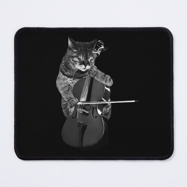 Item preview, Cat Cello Cat Playing Violin designed and sold by wowwowmeow.