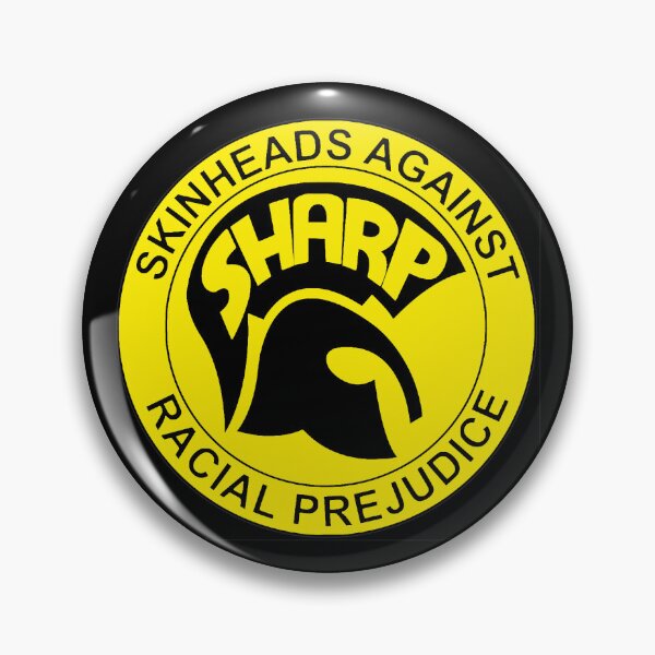 Item preview, SHARP Skins against racism in gold/yellow design designed and sold by ModSupporters.