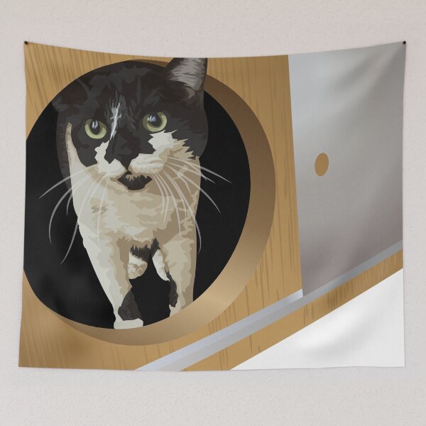 Item preview, CAT GRAPHIC ~ANIMAL~ designed and sold by Tasha Illustrates.