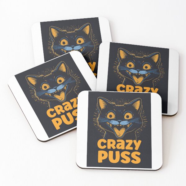 Item preview, Crazy Puss designed and sold by BlackOwlCreate.