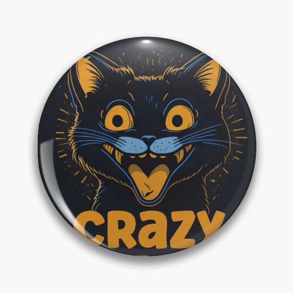 Item preview, Crazy Puss designed and sold by BlackOwlCreate.