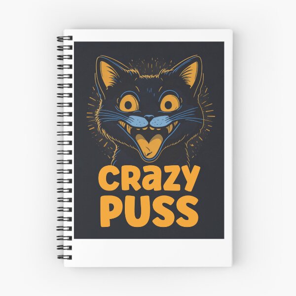 Item preview, Crazy Puss designed and sold by BlackOwlCreate.