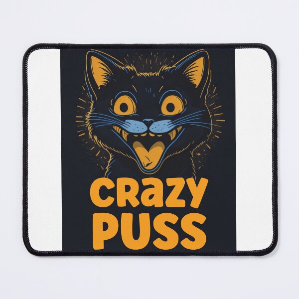 Item preview, Crazy Puss designed and sold by BlackOwlCreate.