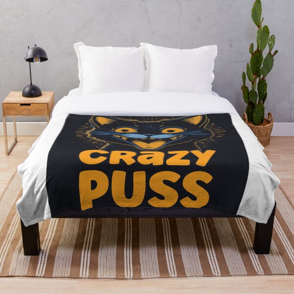 Artikelvorschau, Crazy Puss entworfen und verkauft von BlackOwlCreate.
