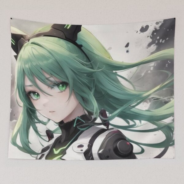 Item preview, Futuristic anime beauty. designed and sold by AdultAnime.
