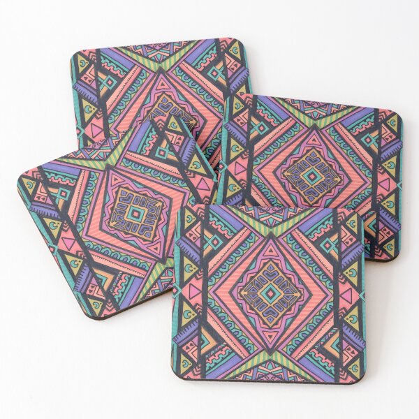 Item preview, moonEdge, geometrical, hand drawn pattern designed and sold by Soulape.