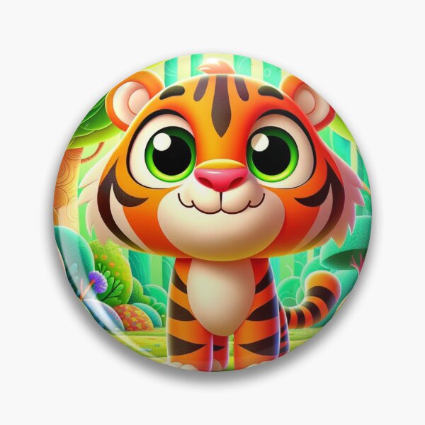 Aperçu de l'œuvre Cute Tiger  créée et vendue par Acharacter.