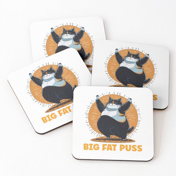 Item preview, Big Fat Puss designed and sold by BlackOwlCreate.