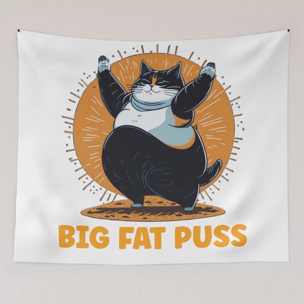 Item preview, Big Fat Puss designed and sold by BlackOwlCreate.