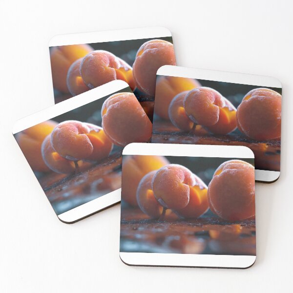Item preview, Fresh apricots cut in half designed and sold by ArteeInnovation.