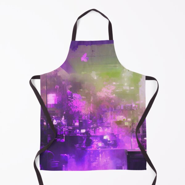 Item preview, Purple Haze Lounge: Lively Bar Scene in Shades of Purple designed and sold by GrizzlyCollective.