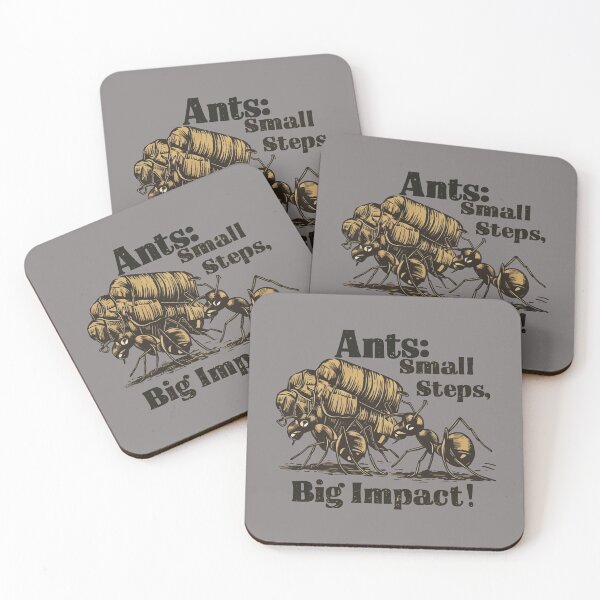 Item preview, A cool T-shirt for insect lovers. Depicts ants at work- 'ANTS: SMALL STEPS, BIG IMPACT!'. designed and sold by Gadget80.