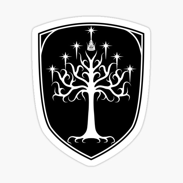 Vista previa del artículo con la obra «Sello de Gondor», diseñado y vendido por Crossroads-Art.