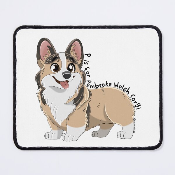 Item preview, P is for Pembroke Welsh Corgi (Sable) designed and sold by mrixondraws.
