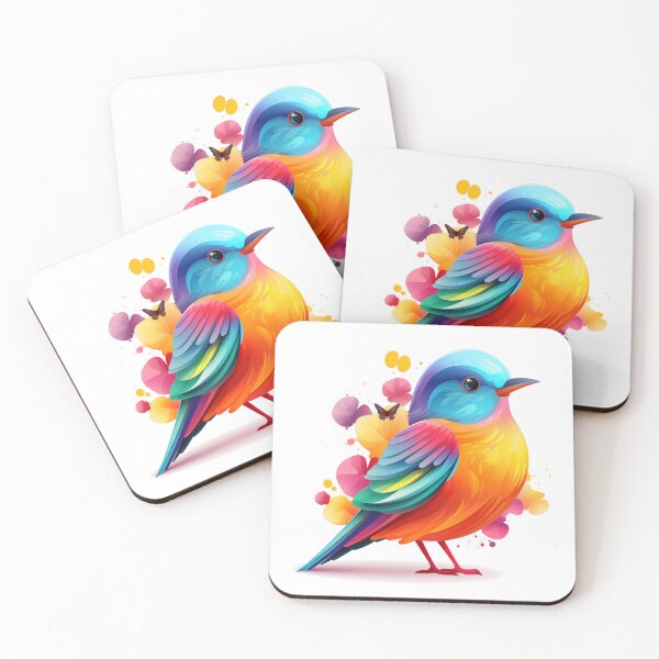 Item preview, Cute colored bird designed and sold by GoodThings66.