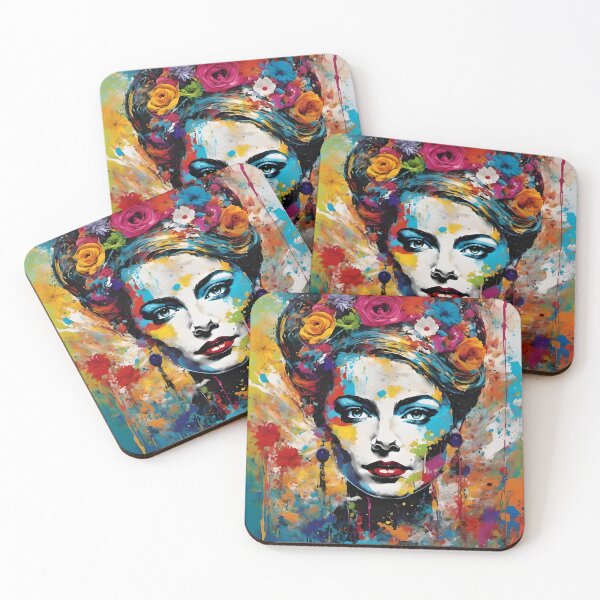 Item preview, Pop-art girl designed and sold by Po11en.