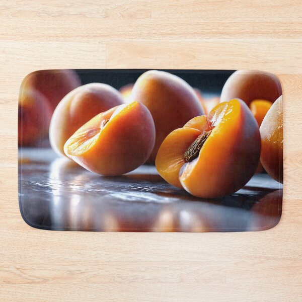 Item preview, Fresh apricots cut in half designed and sold by ArteeInnovation.