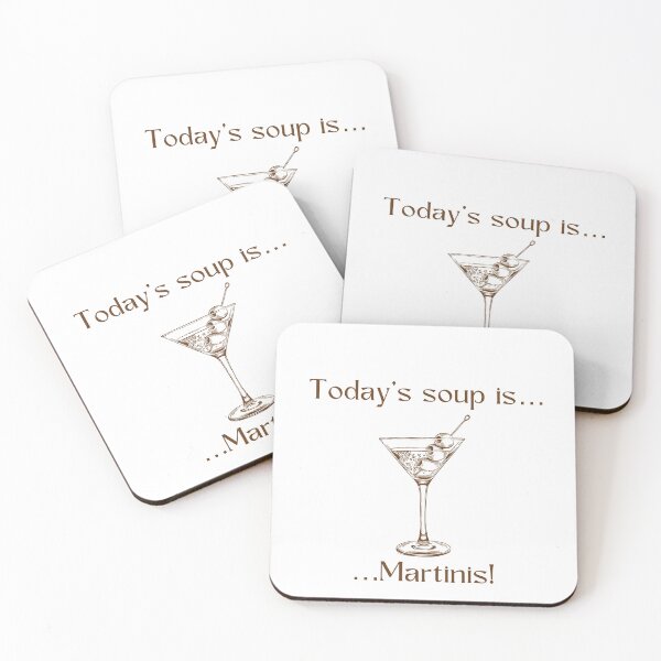 Item preview, Today’s soup is… Martinis! designed and sold by Silver Lining Gift Co..