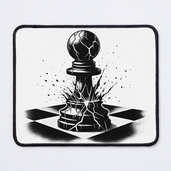 Item preview, Pawn in burnout, exploding on chessboard designed and sold by Dizartico.