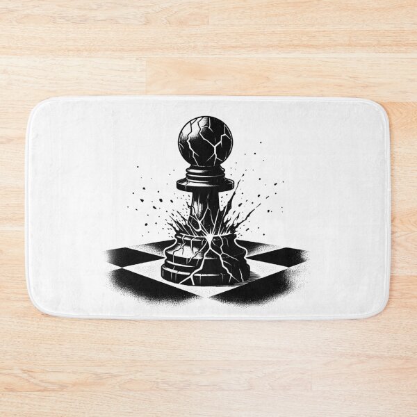 Item preview, Pawn in burnout, exploding on chessboard designed and sold by Dizartico.